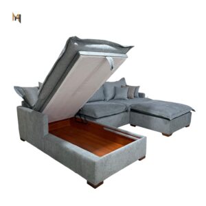 ركنة سرير سحارة بشازلونج بف 80×80 - الصورة 3